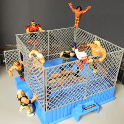 Hasbro-scale Cage Match Playset (Mesh-style)