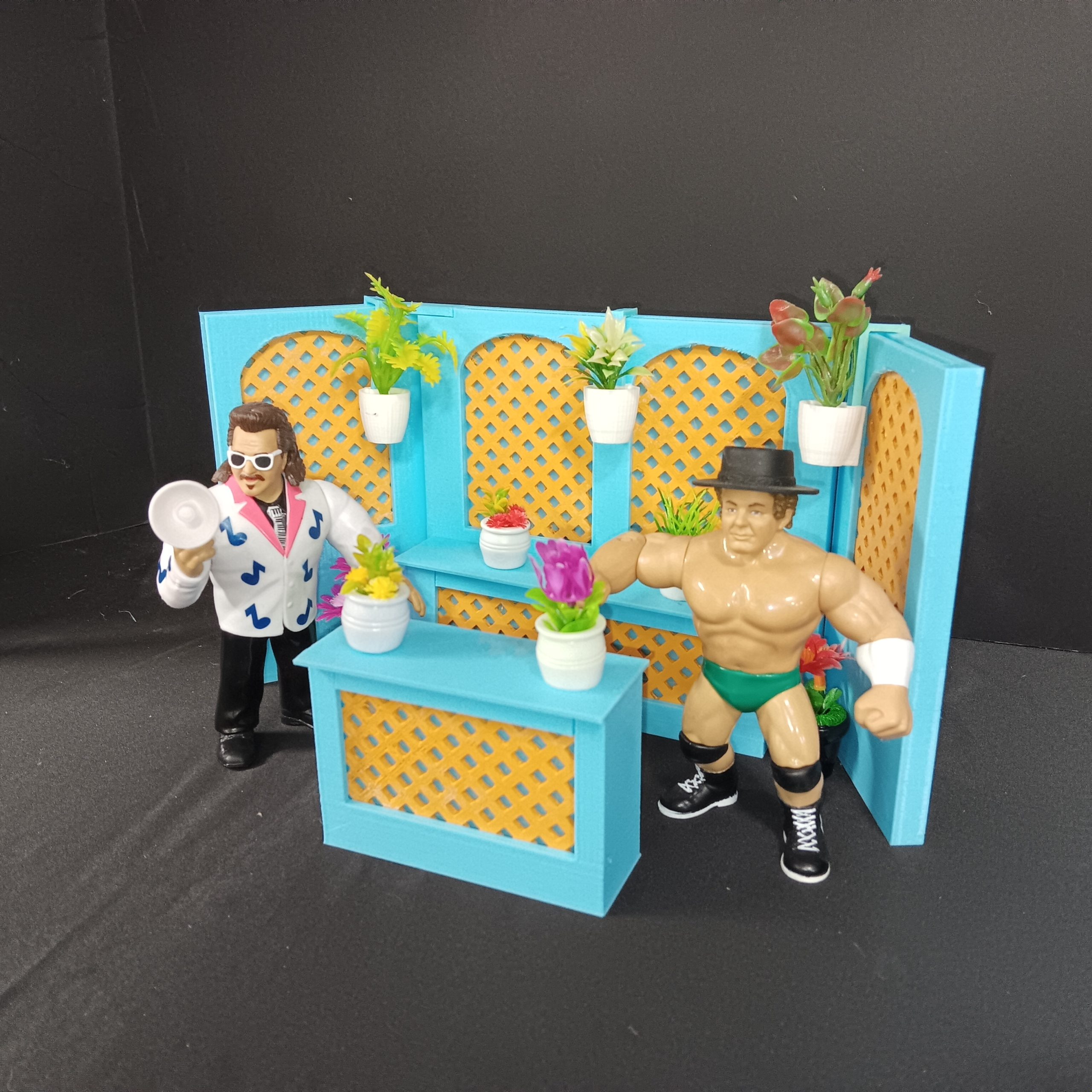 Hasbro-scale Flower Shop Playset